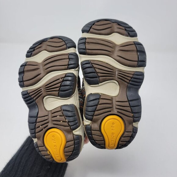StrideRite Baby Boys 4M NMS Ogden Leather Sandals Hook & Loop Closure - Picture 7 of 10
